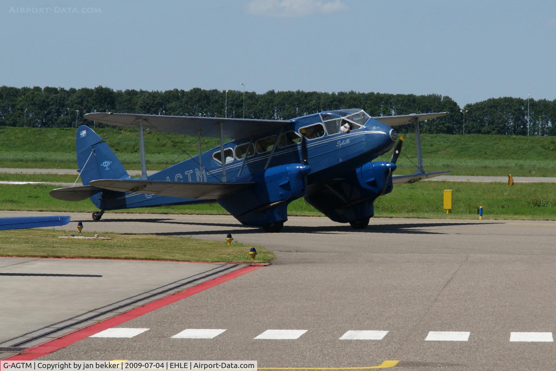 G-AGTM, 1944 De Havilland DH-89A Dominie/Dragon Rapide C/N 6746, Lelystad. Aviodrome