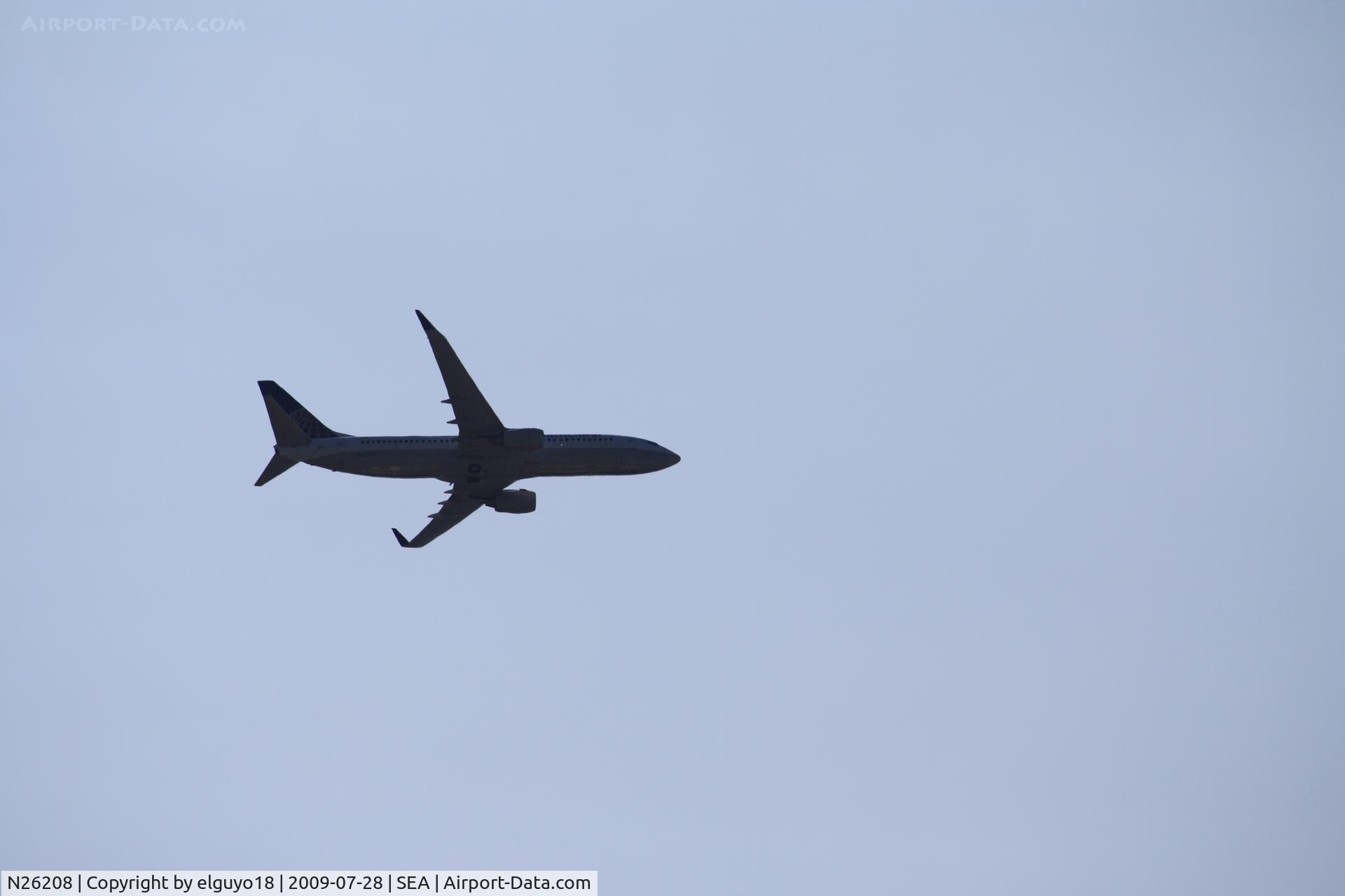 N26208, 2000 Boeing 737-824 C/N 30580, SEATTLE-HOUSTON