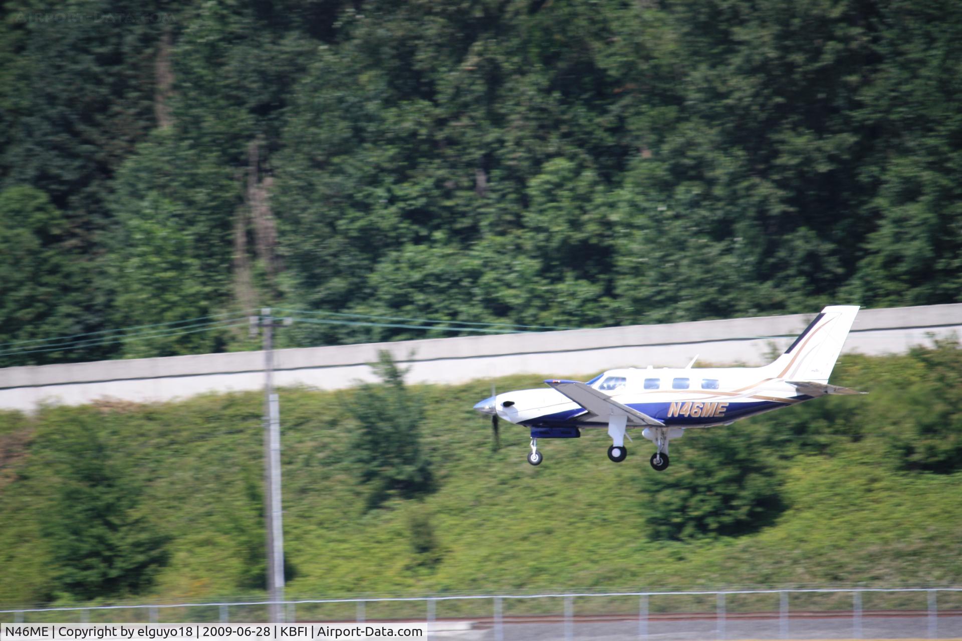 N46ME, 2005 Piper PA-46-500TP C/N 4697207, LANDING AT KBFI
