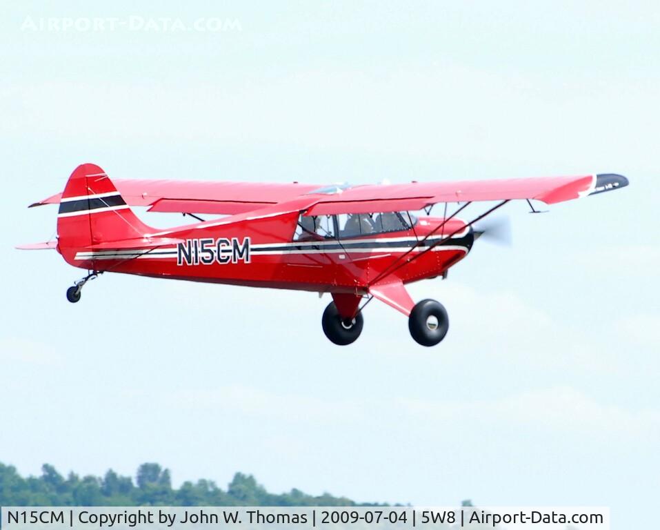 N15CM, 2004 Aviat A-1B Husky C/N 2280, Departing runway 22