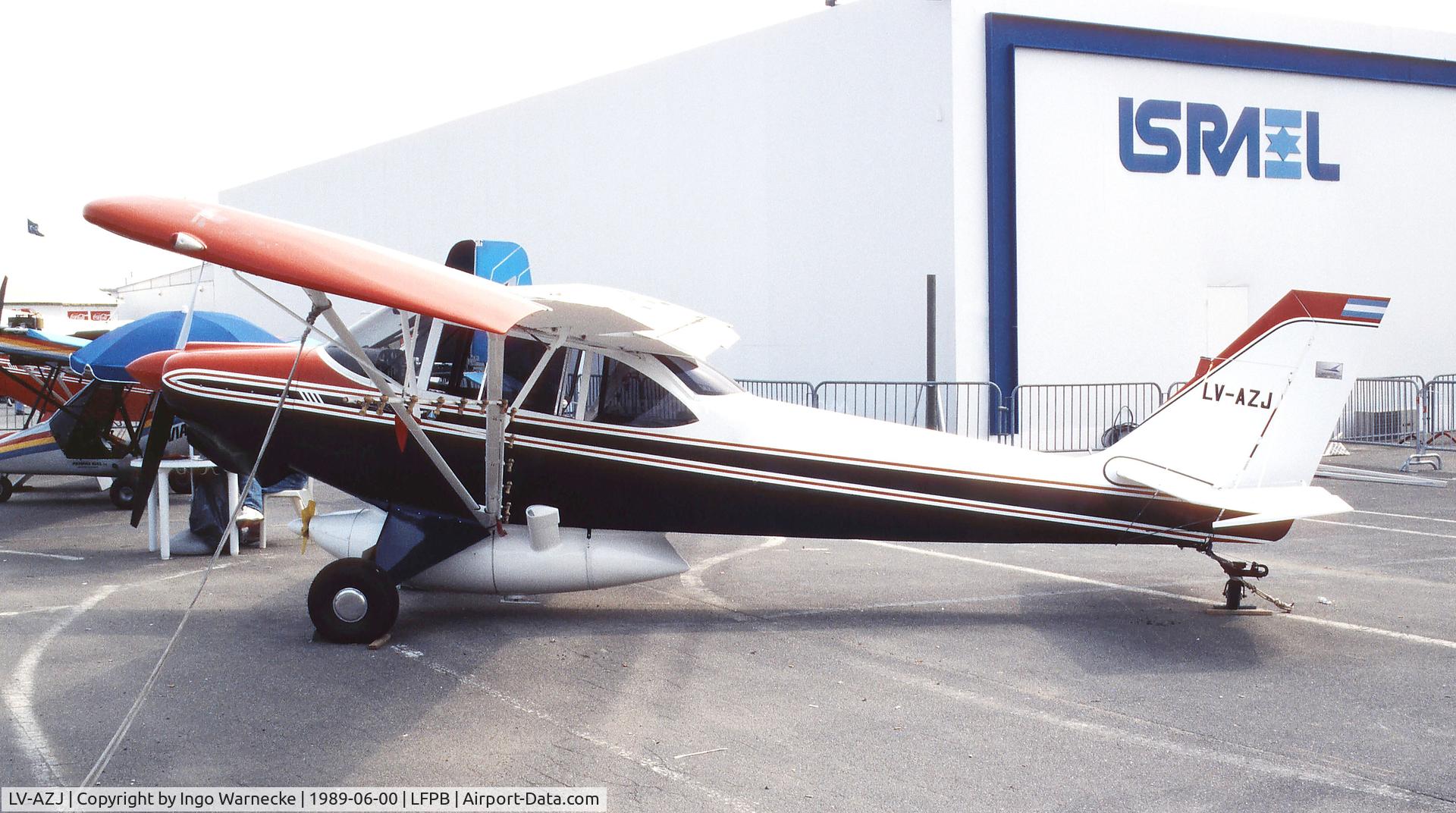 LV-AZJ, 1989 Aero Boero 180 RVR C/N 097B, Aero Boero 180 RVR at the Aerosalon 1989 Paris
