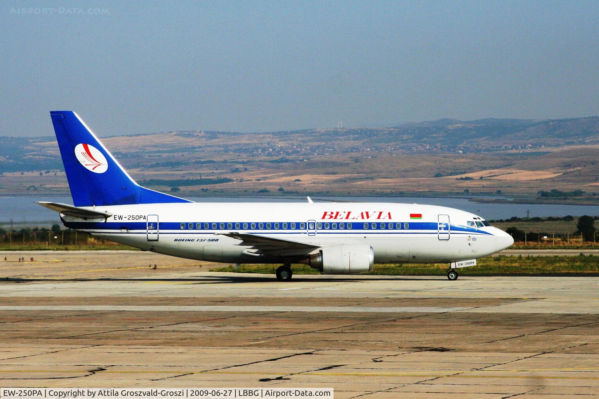EW-250PA, 1995 Boeing 737-524 C/N 26319, Burgas-Sarafovo International Airport LBBG Bulgaria