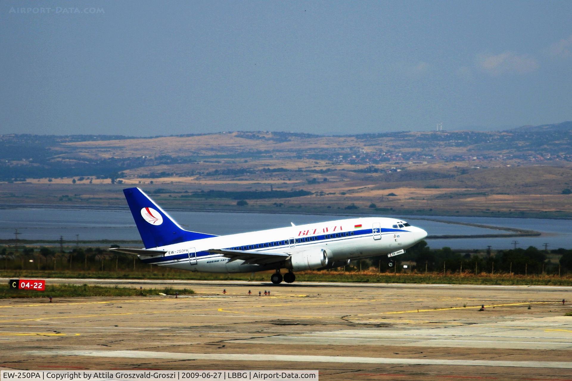 EW-250PA, 1995 Boeing 737-524 C/N 26319, Burgas-Sarafovo International Airport LBBG Bulgaria