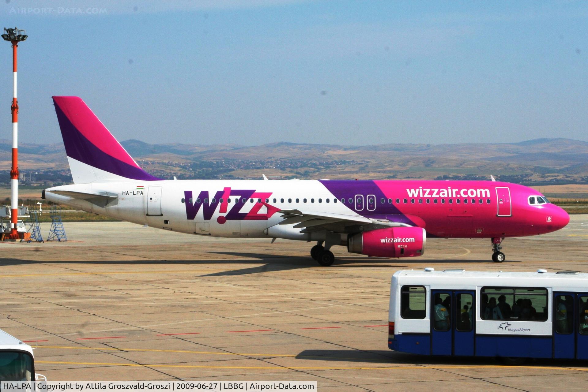 HA-LPA, 1998 Airbus A320-233 C/N 839, Burgas-Sarafovo International Airport LBBG Bulgaria