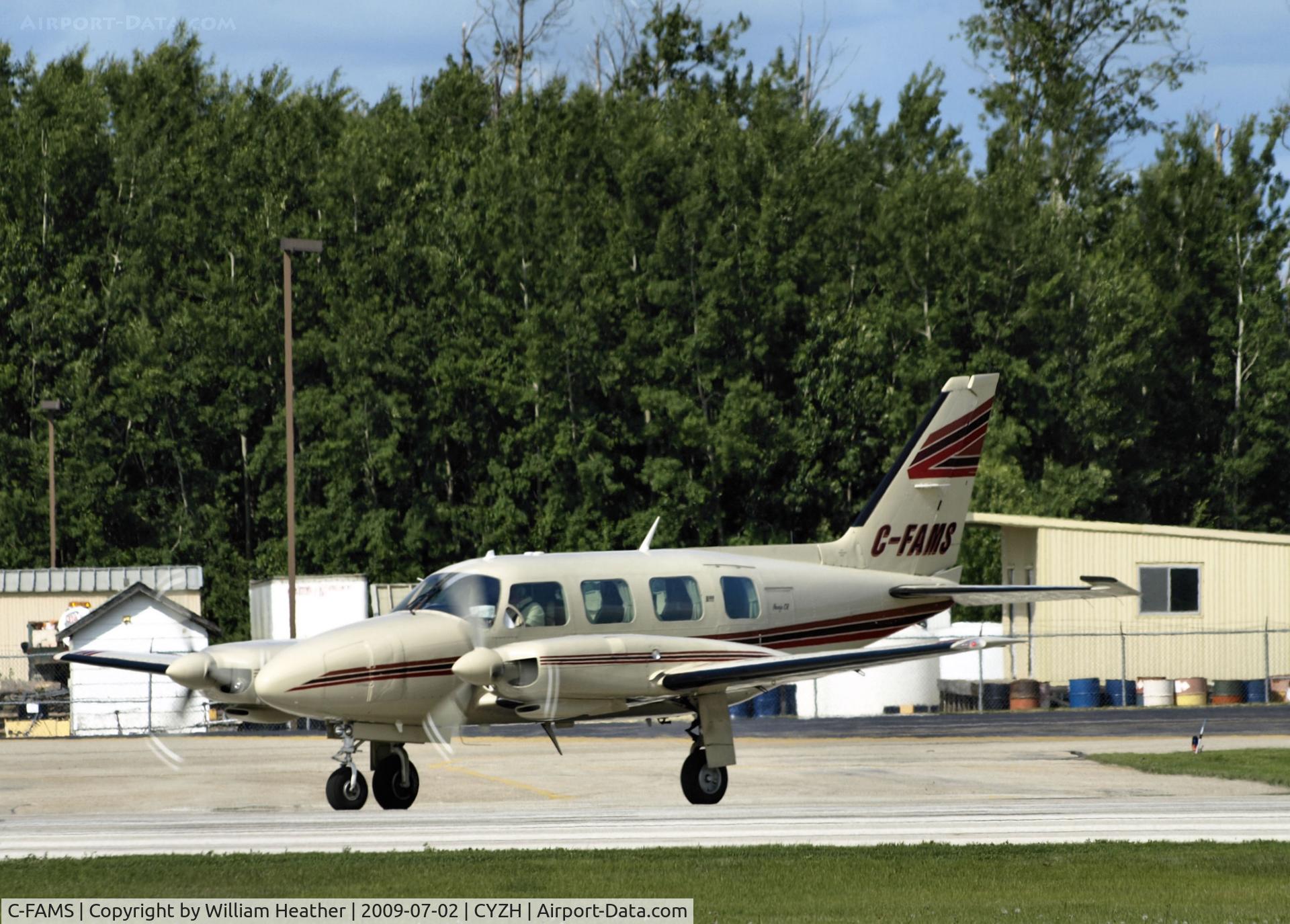 C-FAMS, 1981 Piper PA-31-325 Navajo C/R C/N 31-8112028, Slave Lake Airport