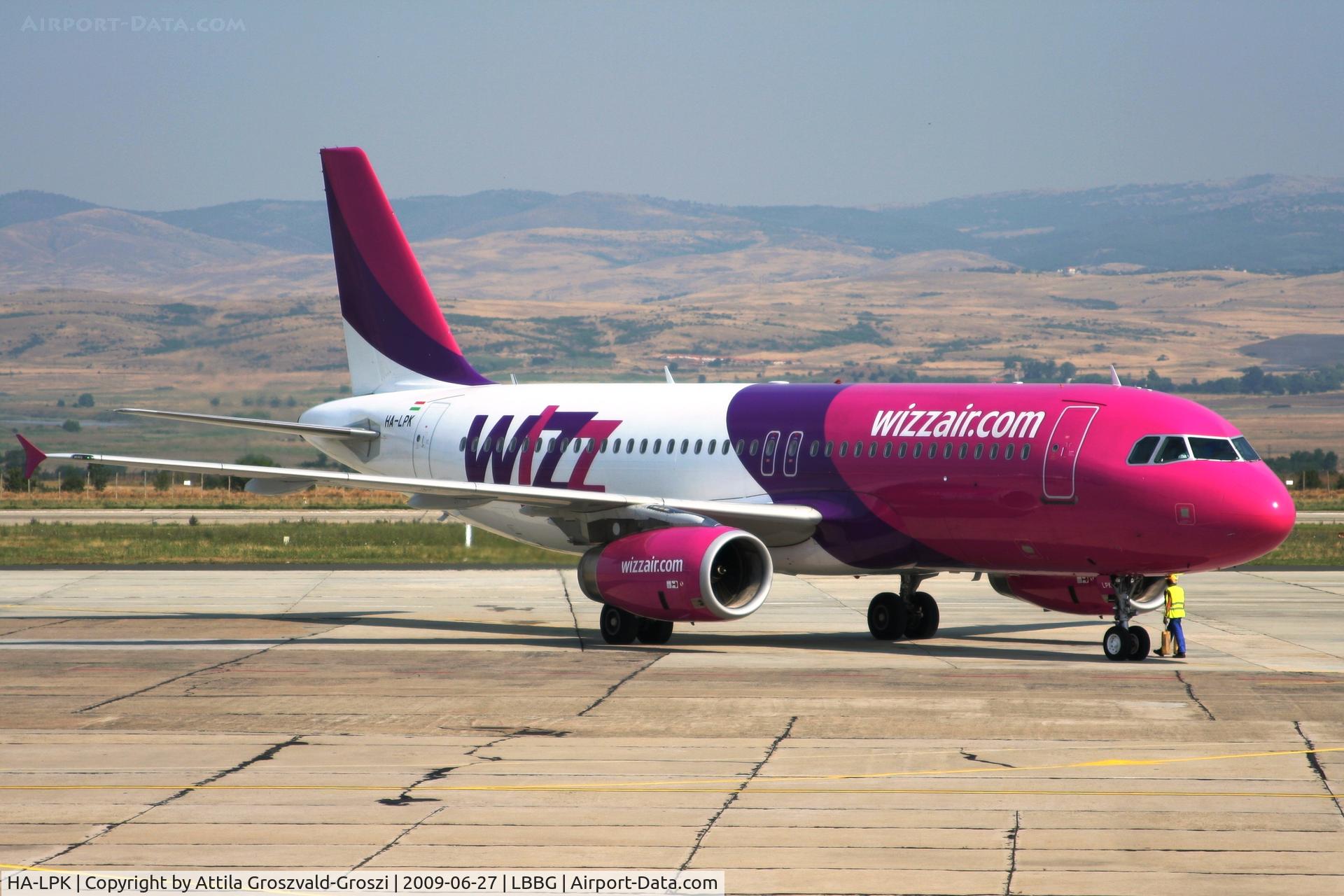 HA-LPK, 2007 Airbus A320-232 C/N 3143, Burgas-Sarafovo International Airport LBBG Bulgaria
