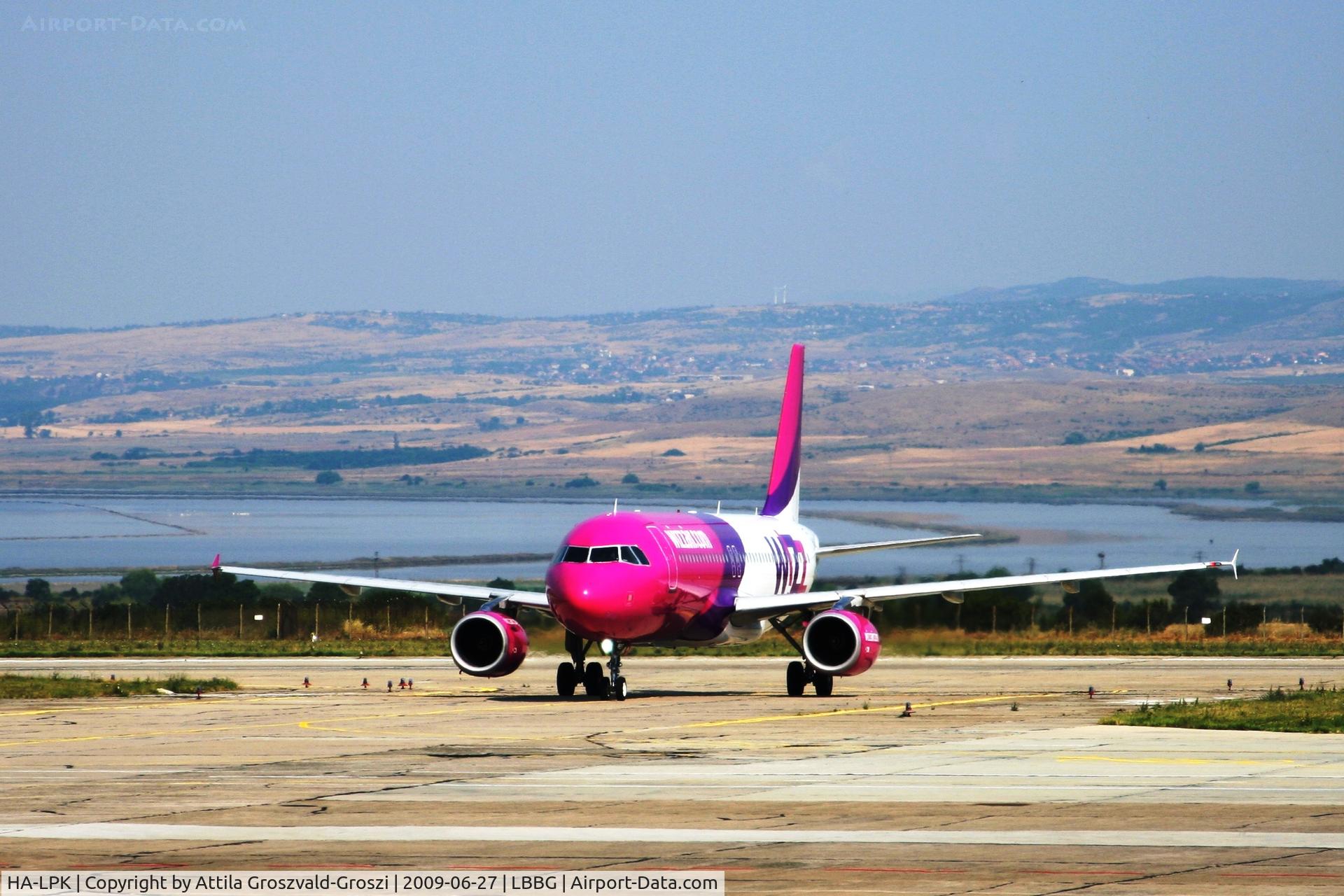 HA-LPK, 2007 Airbus A320-232 C/N 3143, Burgas-Sarafovo International Airport LBBG Bulgaria