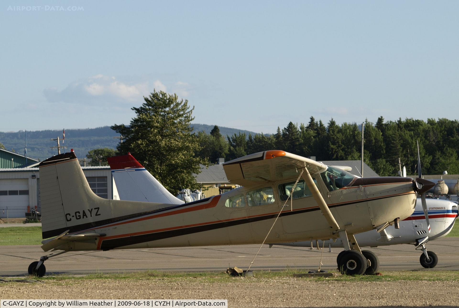 C-GAYZ, 1980 Cessna A185F Skywagon 185 C/N 18504040, Slave Lake Airport