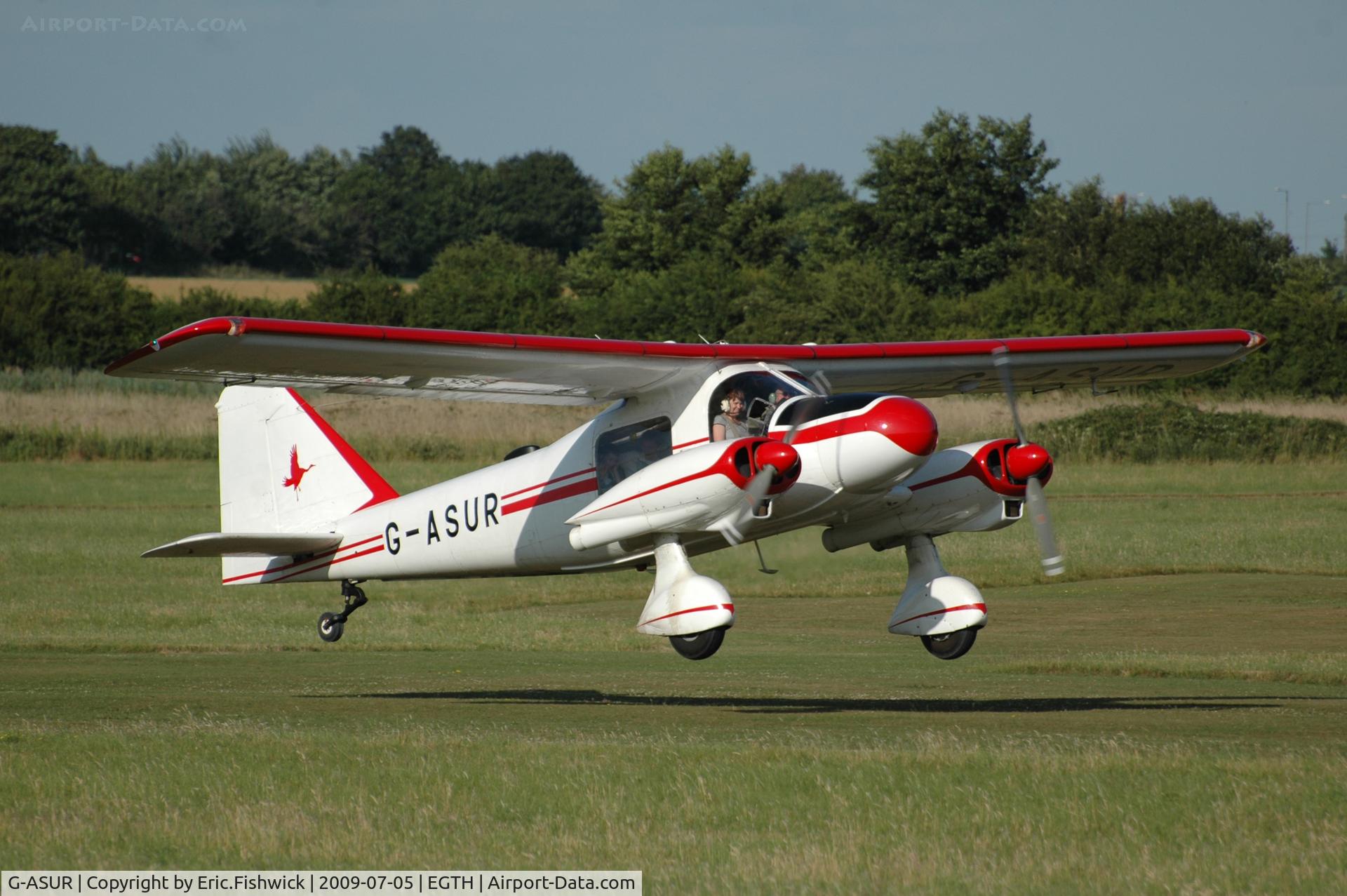 G-ASUR, 1964 Dornier Do-28A-1 C/N 3051, G-ASUR at Shuttleworth Military Pagent air Display July 09