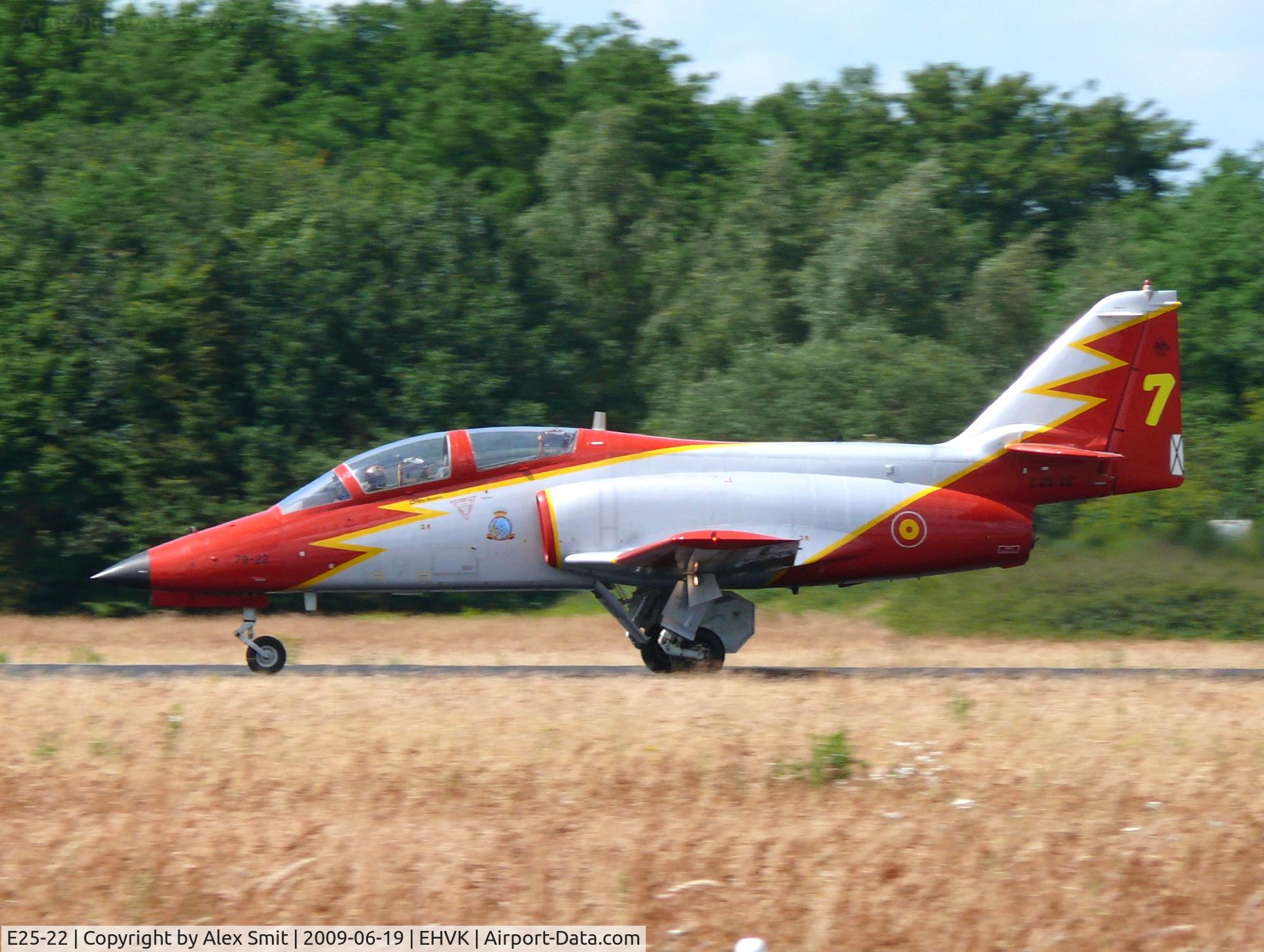 E25-22, CASA C-101EB Aviojet C/N EB01-22-022, CASA C101EB Aviojet E25-22/79-22/7 Spanish Air Force Patrulla Aguila