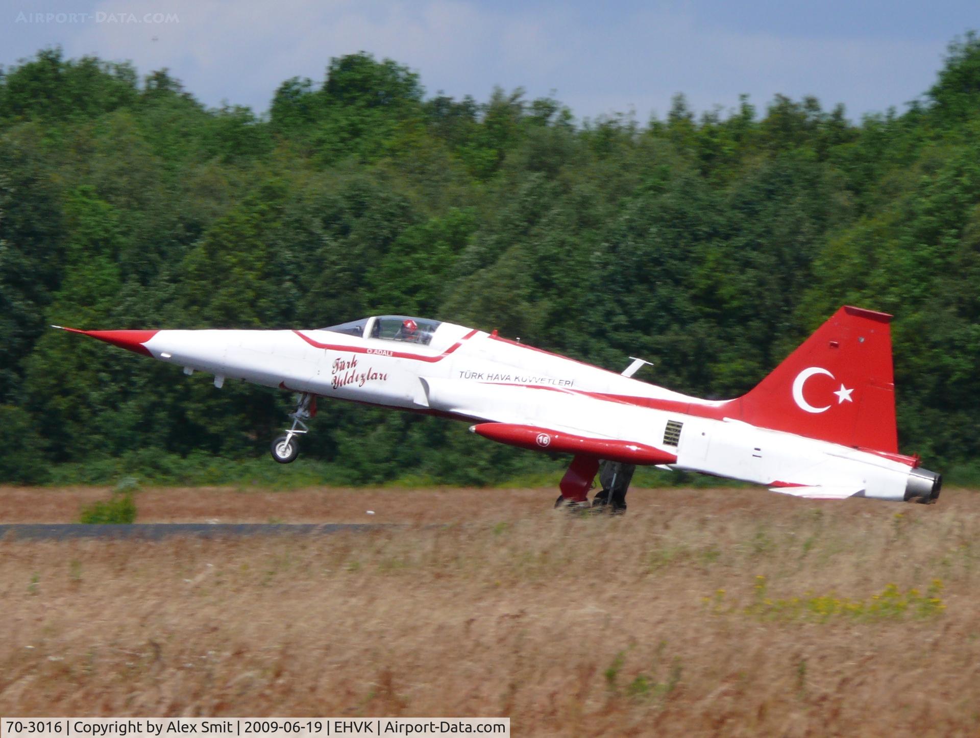 70-3016, Northrop NF-5A Freedom Fighter C/N 3016, Northrop NF-5A-2000 Freedom Fighter 70-3016/16 Turkish Air Force Turkish Stars