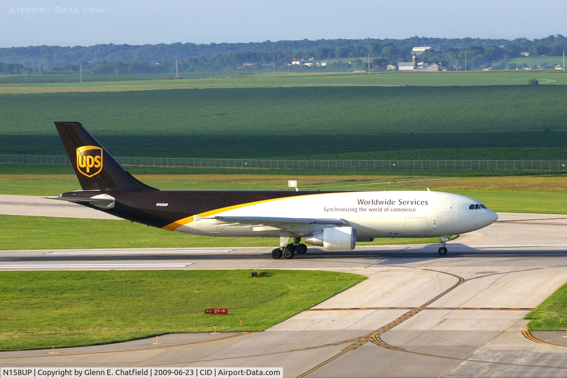N158UP, 2004 Airbus A300F4-622R C/N 0847, Take-off roll Runway 27