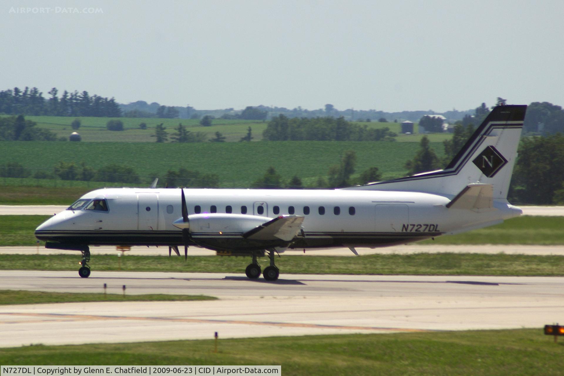 N727DL, 1985 Saab-Fairchild SF340A C/N 340A-036, Take-off roll on Runway 13