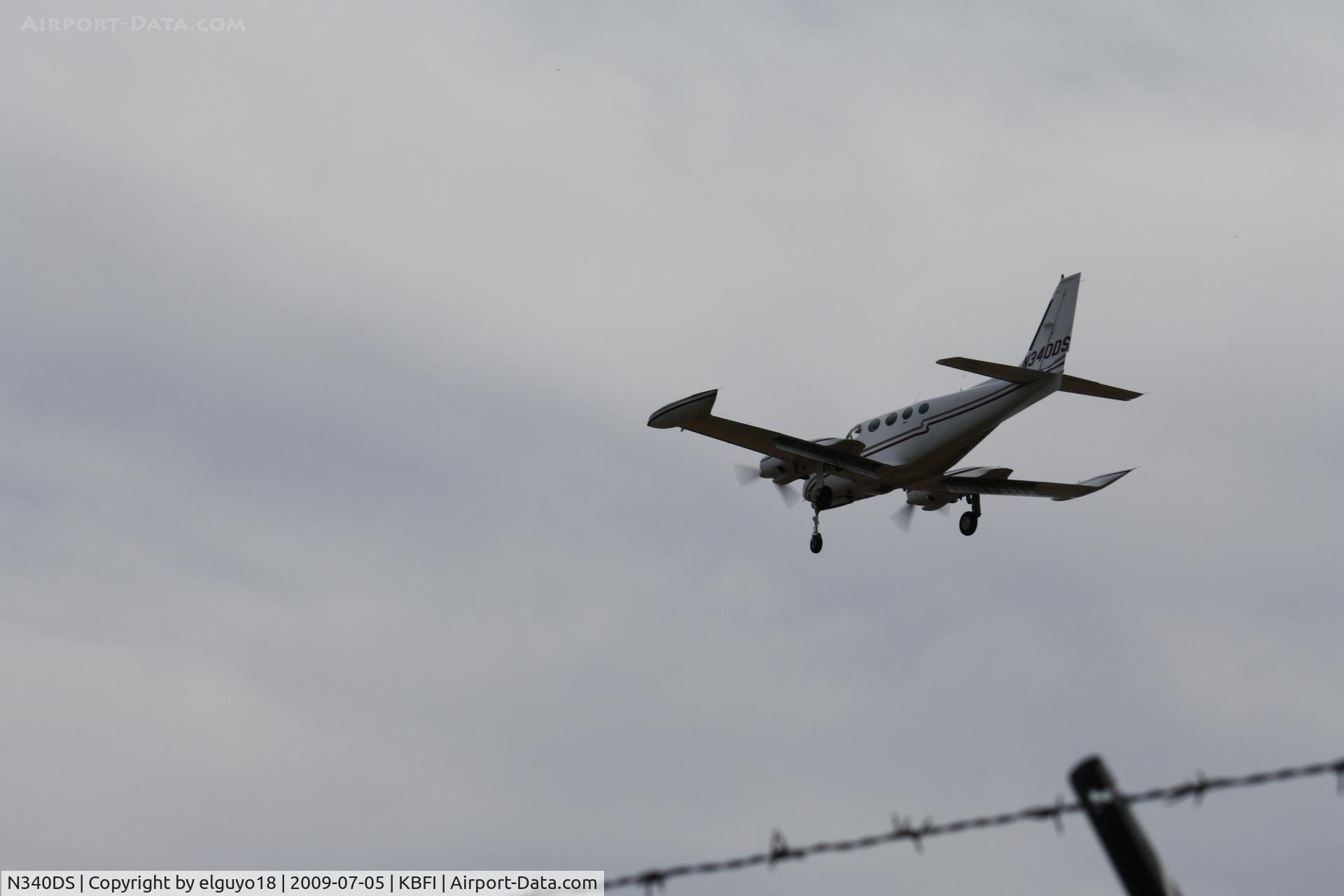 N340DS, 1980 Cessna 340A C/N 340A0930, VANCOUVER-SEATTLE