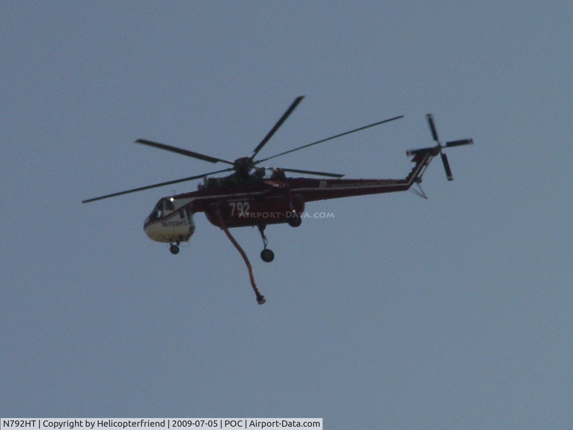 N792HT, 1968 Sikorsky CH-54A Tarhe C/N 64.049, Down wind leg