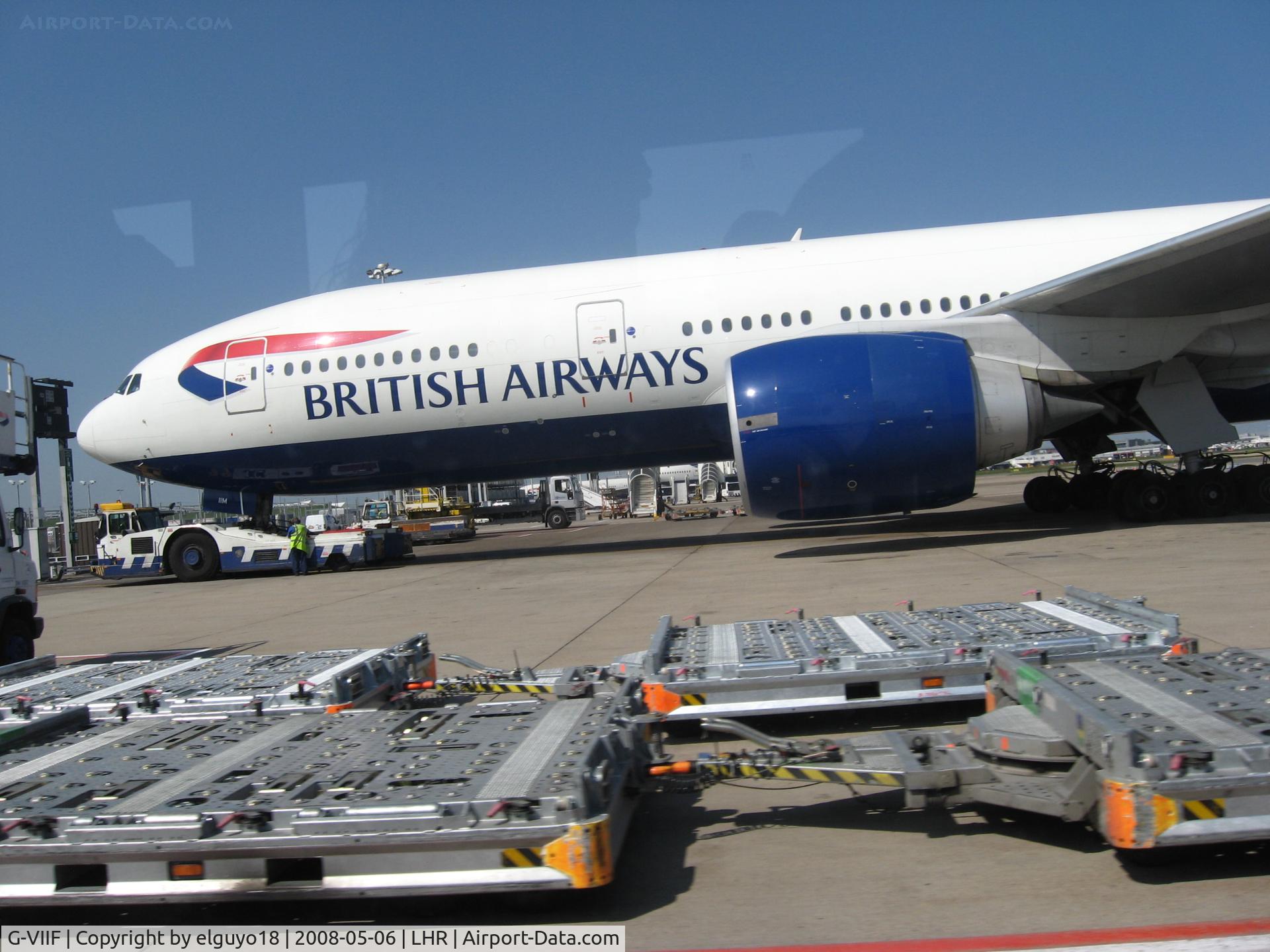 G-VIIF, 1997 Boeing 777-236 C/N 27488, FRONT OF 777