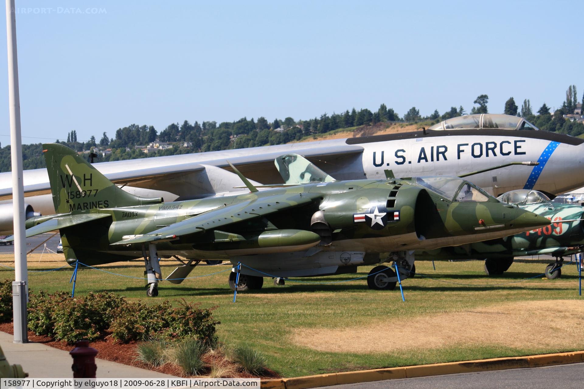 158977, Hawker Siddeley AV-8C Harrier C/N 712138, RETIRED