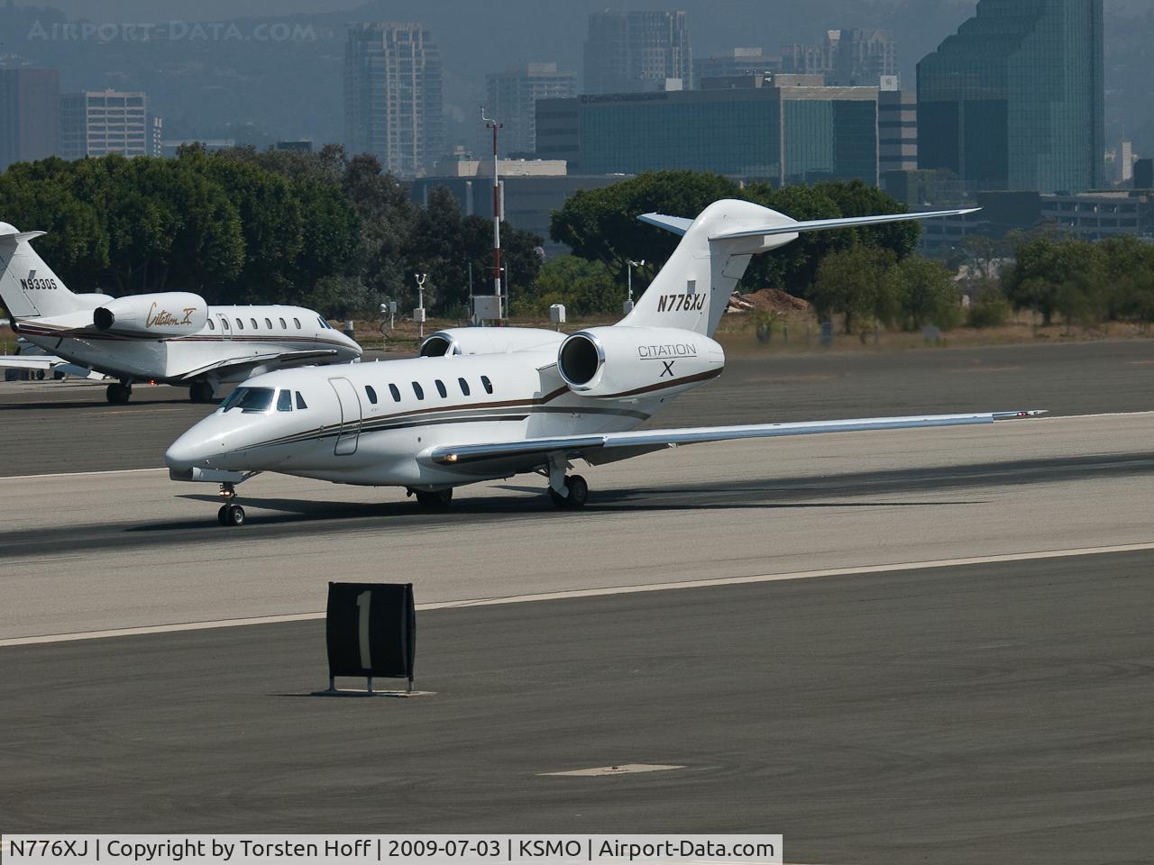 N776XJ, 2007 Cessna 750 Citation X C/N 750-0276, N776XJ departing from RWY 21