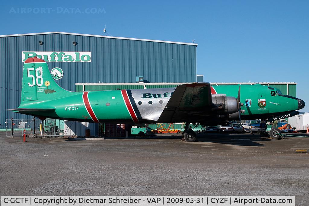 C-GCTF, 1945 Douglas C54E-DC C/N 27281, Buffalo Airways DC4