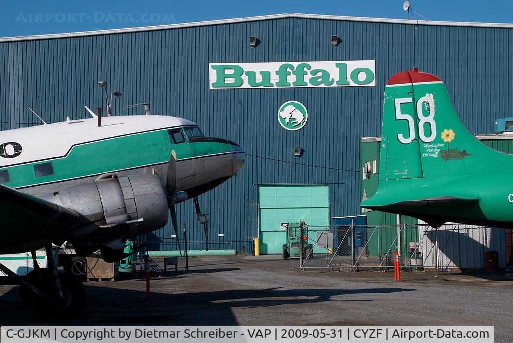 C-GJKM, 1942 Douglas DC3C-S1C3G (C-47A) C/N 13580, Buffalo Airways DC3