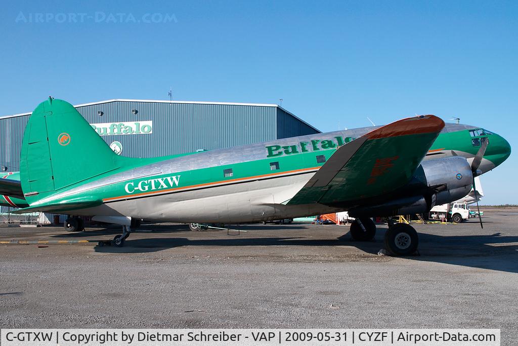 C-GTXW, 1944 Curtiss C-46A-45-CU Commando C/N 30386, Buffalo Airways Curtiss C46