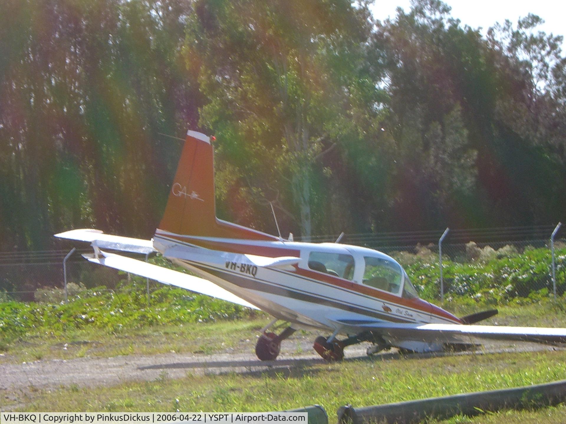 VH-BKQ, 1978 American Aviation AA-5B Traveler C/N AA5B-1002, Oops!