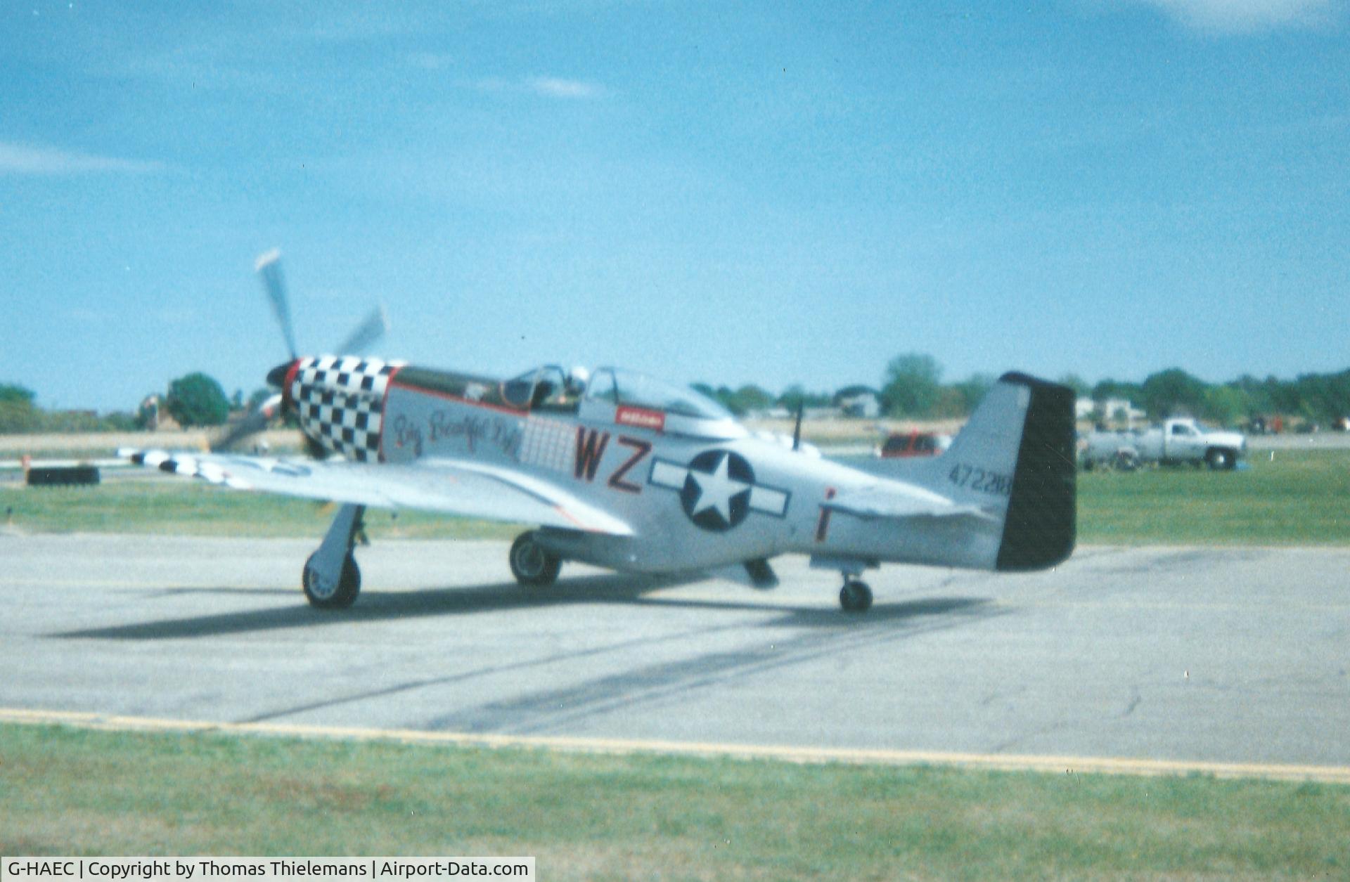G-HAEC, 1951 Commonwealth CA-18 Mustang 22 (P-51D) C/N CACM-192-1517, airshow