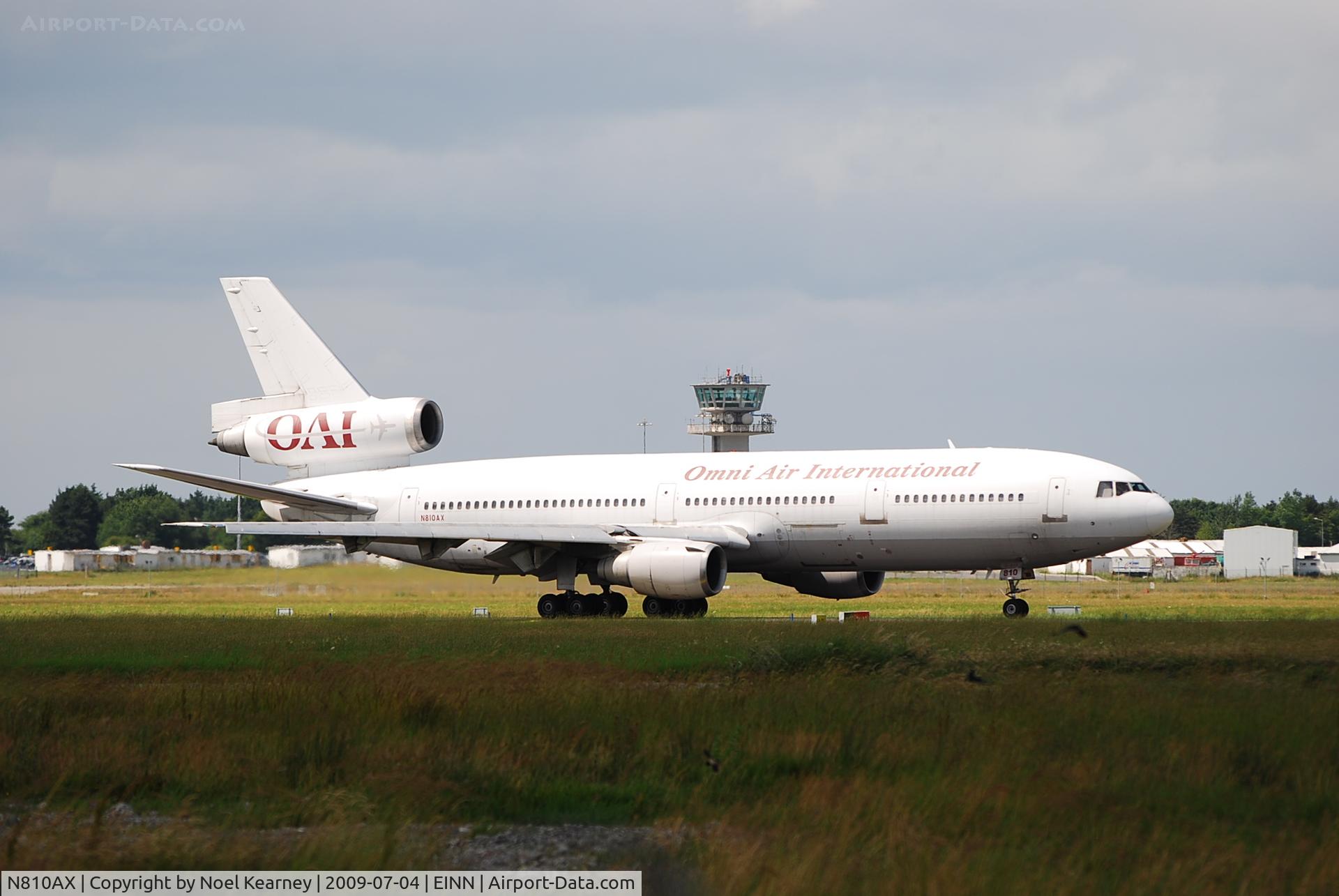 N810AX, 1986 McDonnell Douglas DC-10-30 C/N 48265, Taxiing for Rwy 24