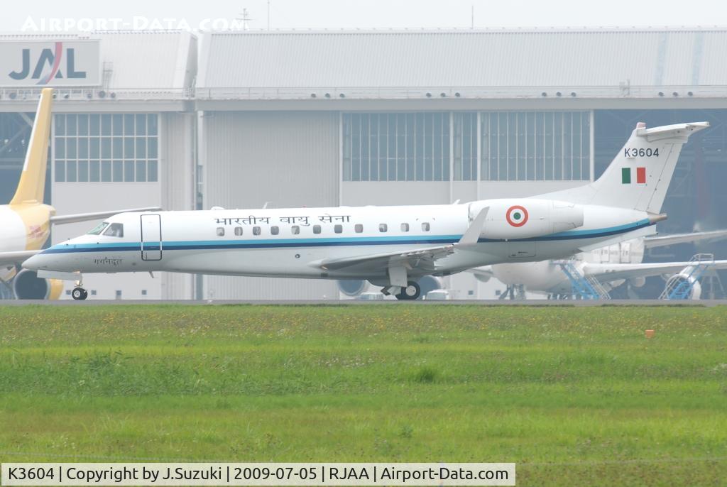 K3604, 2005 Embraer EMB-135BJ Legacy 600 C/N 14500919, Indian Air Froce