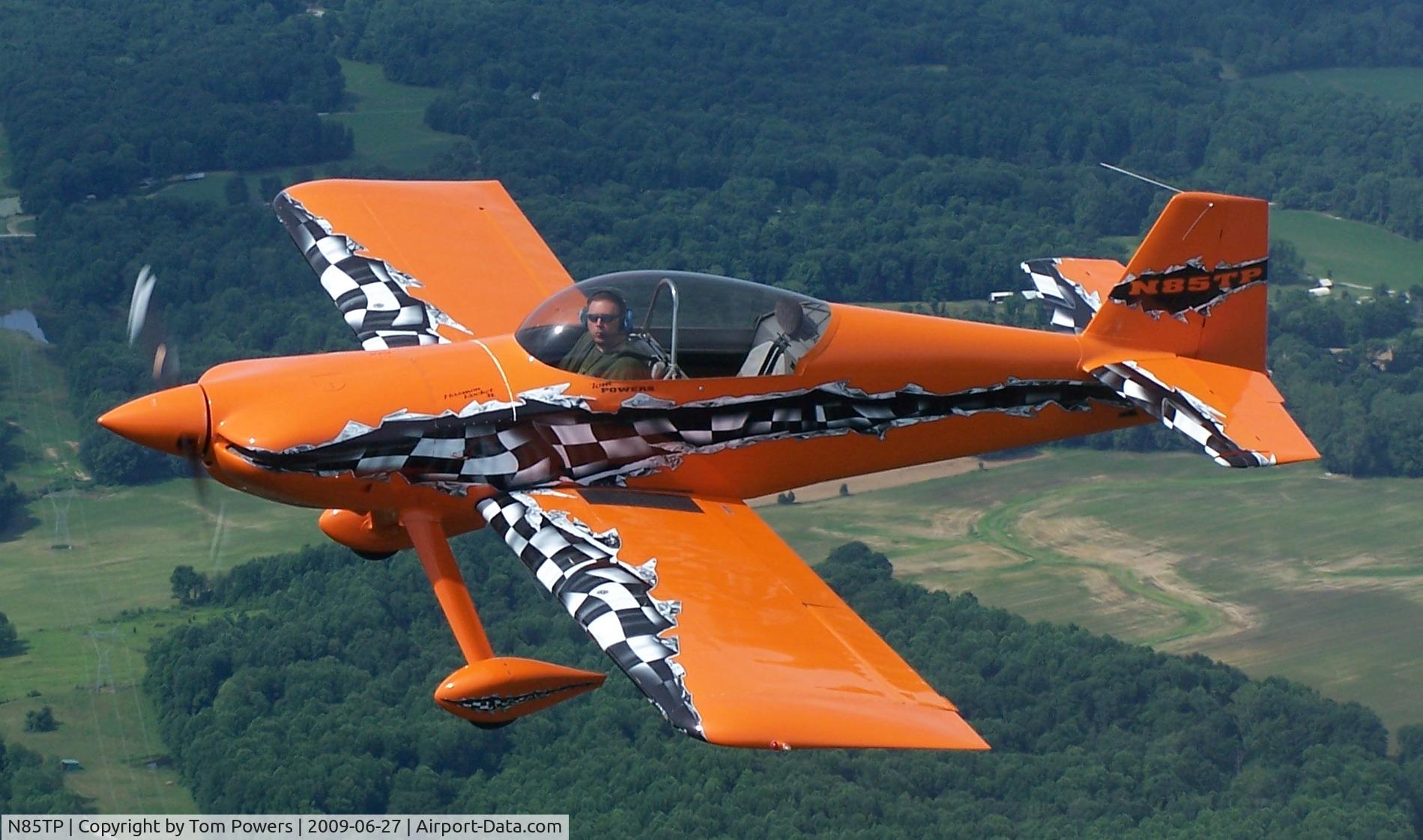 N85TP, Harmon Rocket C/N 2828, In Flight over Indiana