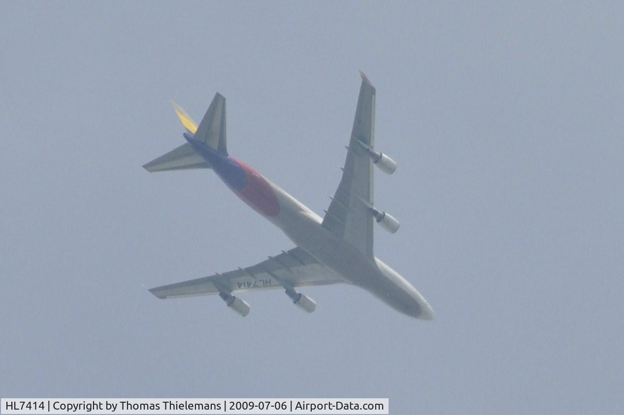 HL7414, 1991 Boeing 747-48EM(BDSF) C/N 25452, in flight