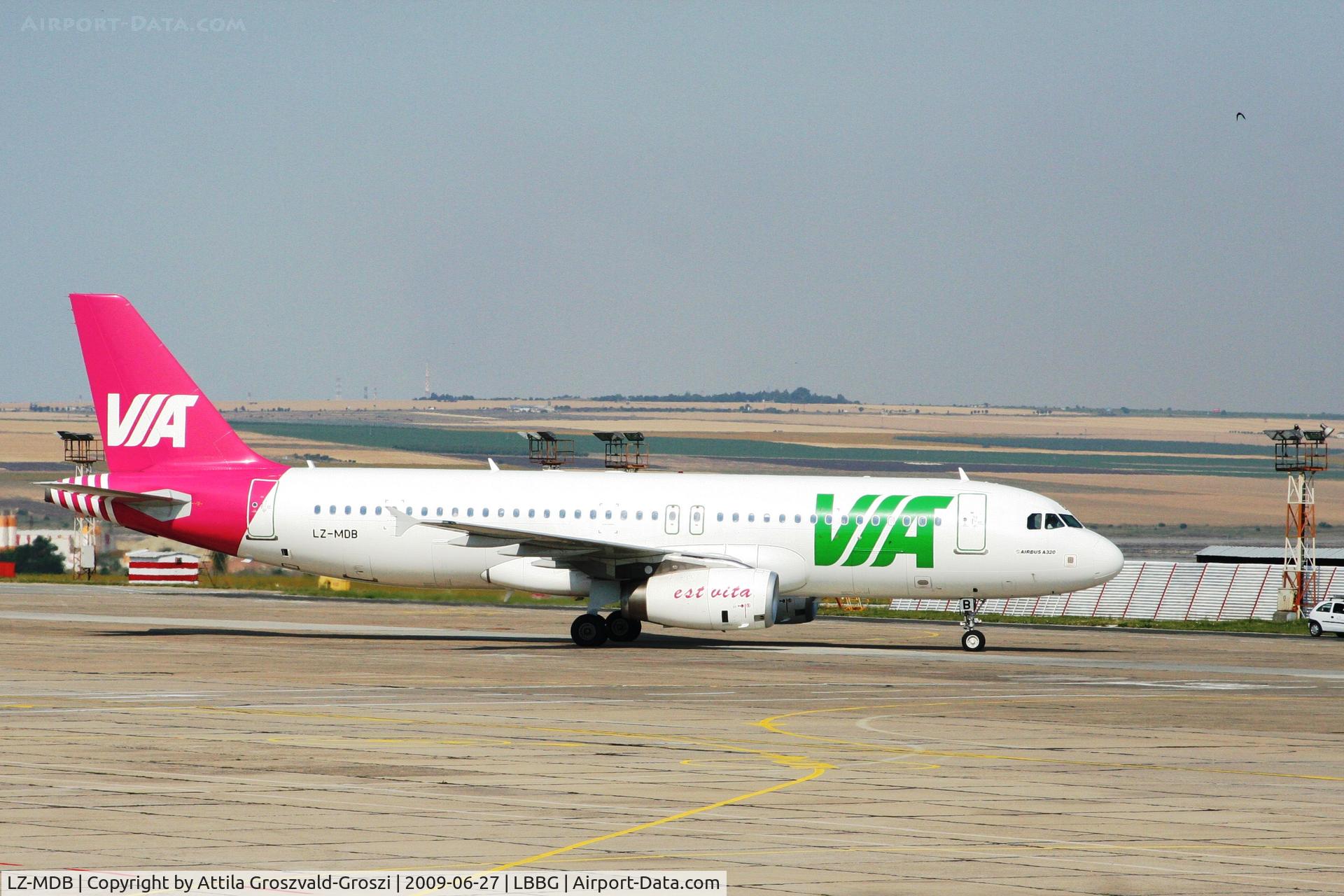 LZ-MDB, 2007 Airbus A320-214 C/N 3125, Burgas-Sarafovo International Airport LBBG Bulgaria