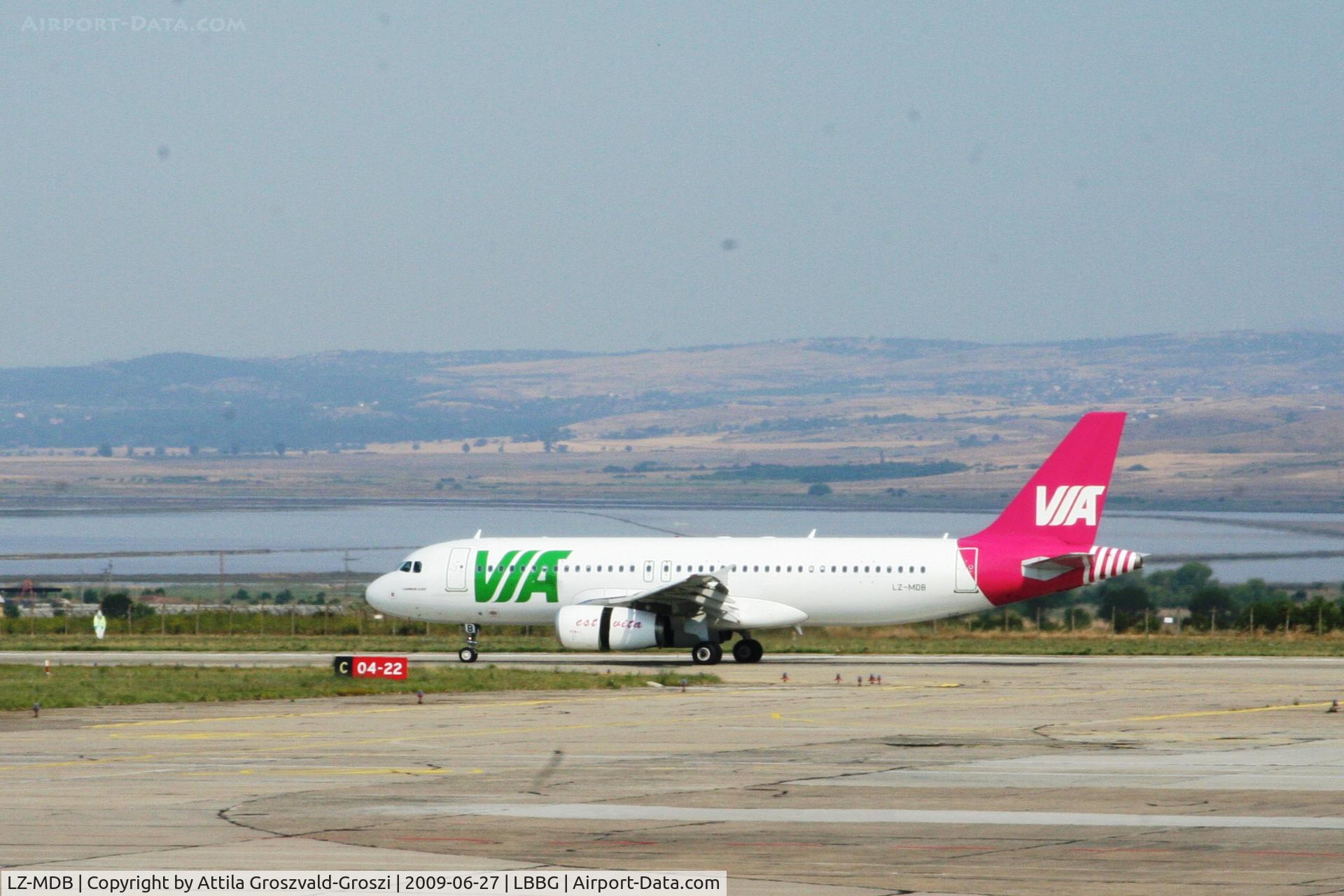 LZ-MDB, 2007 Airbus A320-214 C/N 3125, Burgas-Sarafovo International Airport LBBG Bulgaria