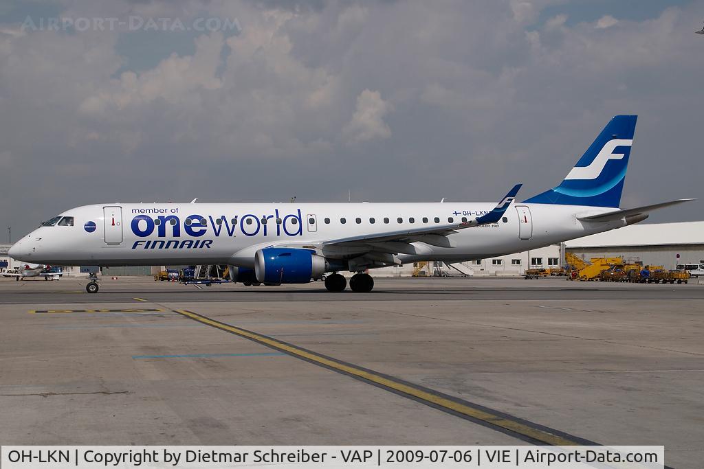 OH-LKN, 2009 Embraer 190LR (ERJ-190-100LR) C/N 19000252, Finnair Embraer 190