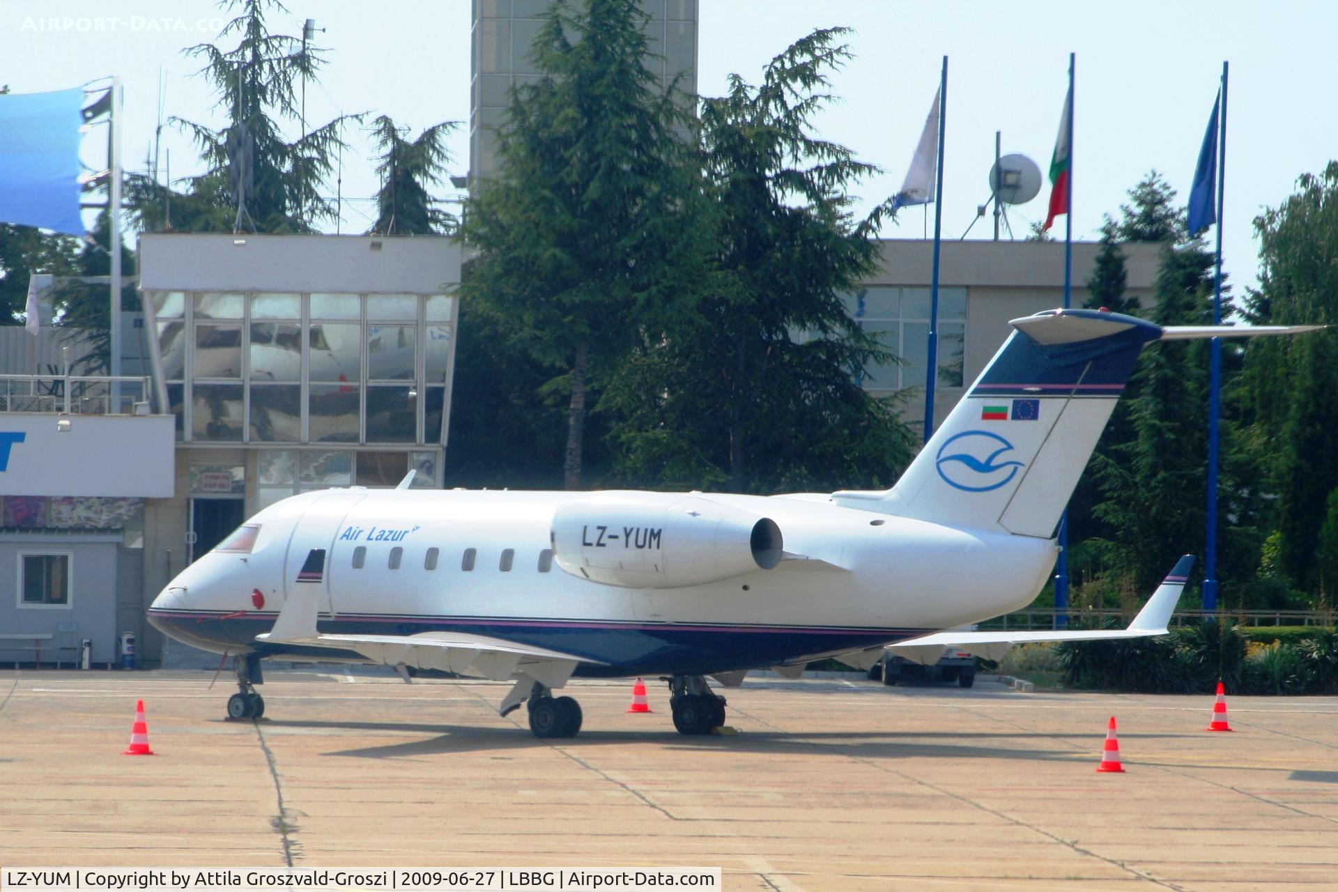 LZ-YUM, 1983 Canadair Challenger 600S (CL-600-1A11) C/N 1085, Burgas-Sarafovo International Airport LBBG Bulgaria