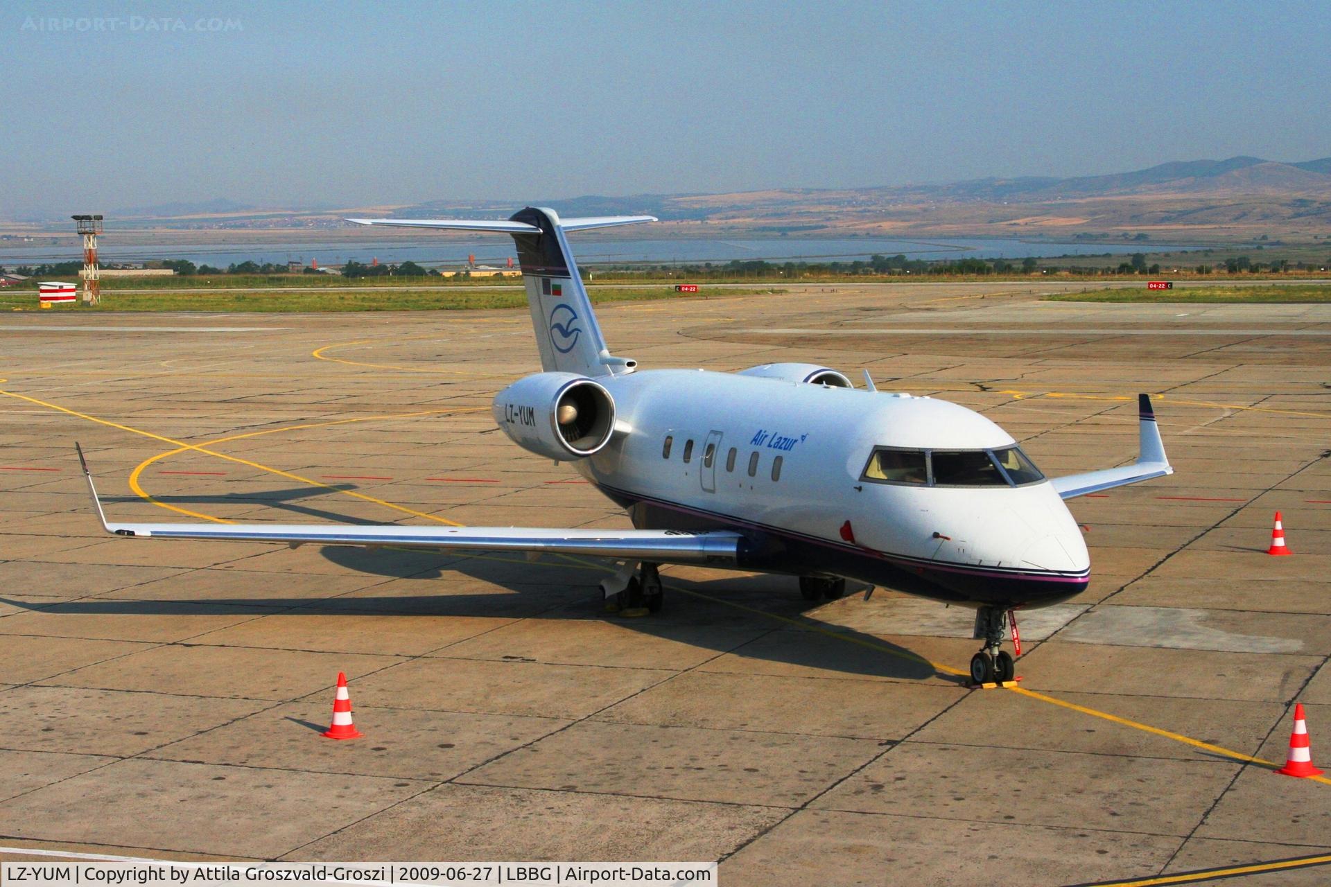 LZ-YUM, 1983 Canadair Challenger 600S (CL-600-1A11) C/N 1085, Burgas-Sarafovo International Airport LBBG Bulgaria