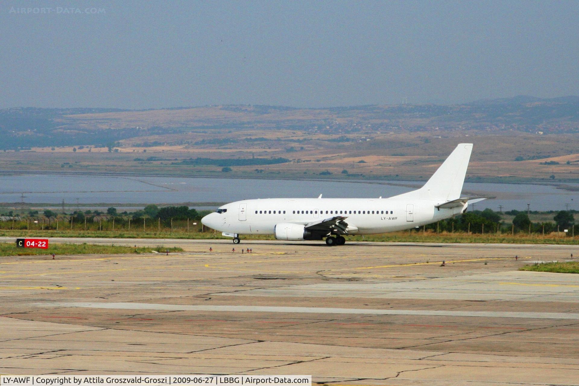 LY-AWF, 1993 Boeing 737-522 C/N 26707, Burgas-Sarafovo International Airport LBBG Bulgaria