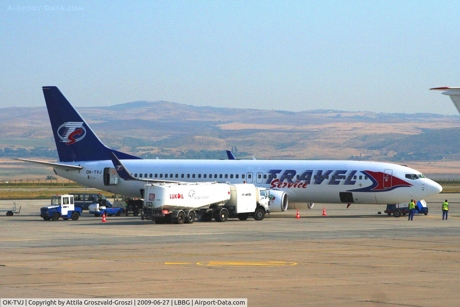 OK-TVJ, 2004 Boeing 737-8Q8 C/N 29351, Burgas-Sarafovo International Airport LBBG Bulgaria