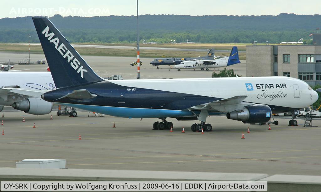 OY-SRK, 1985 Boeing 767-204 C/N 23072, parked
