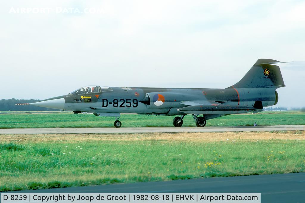 D-8259, Lockheed F-104G Starfighter C/N 683-8259, My first visit to Volkel: lots of Starfighters!