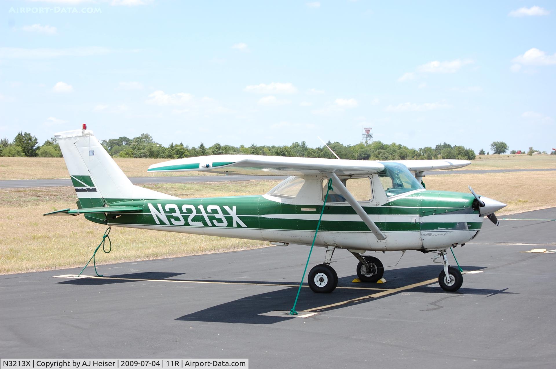 N3213X, 1966 Cessna 150G C/N 15064613, N3213X on the ramp at 11R