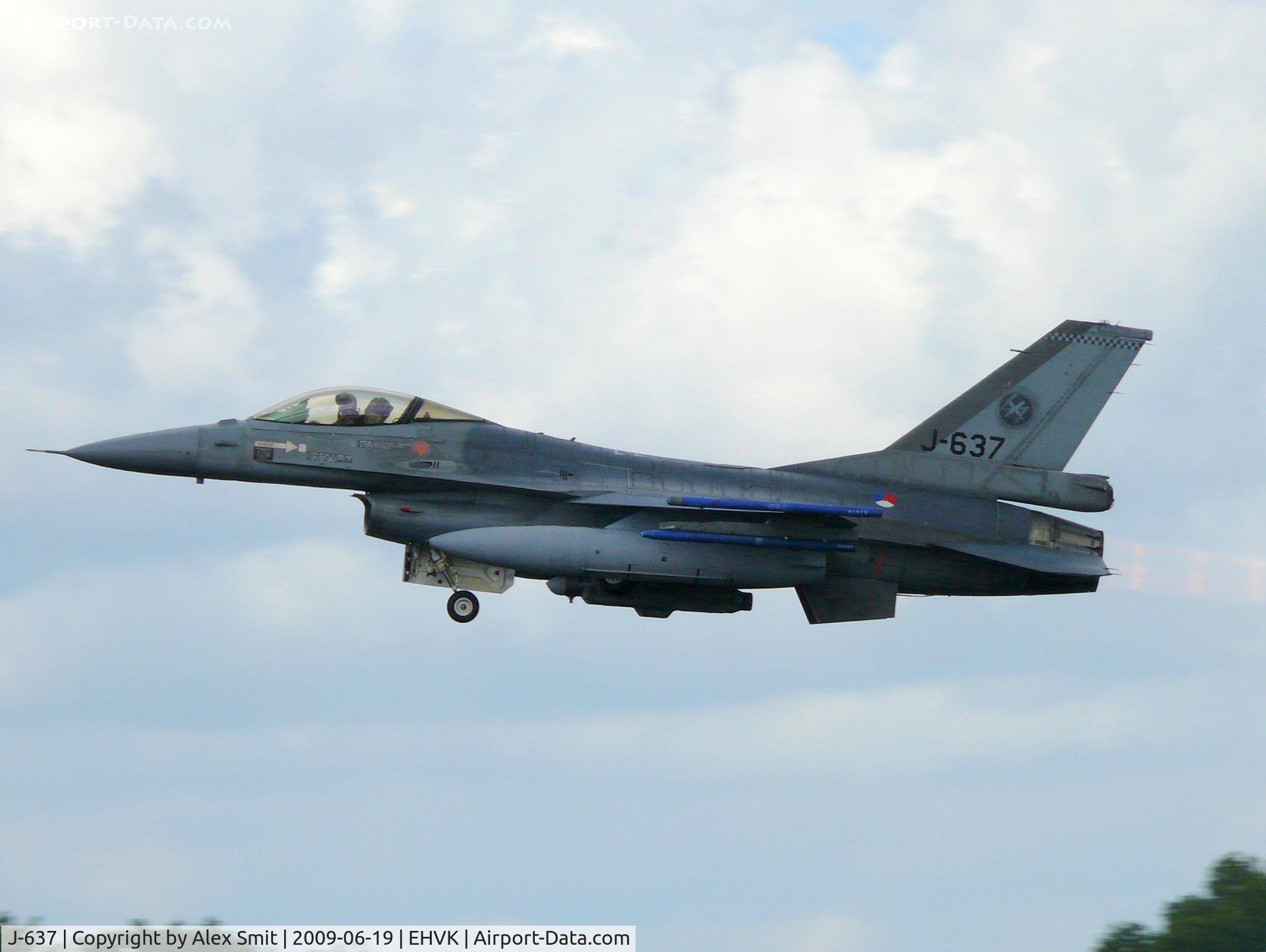 J-637, Fokker F-16AM Fighting Falcon C/N 6D-69, General Dynamics F-16AM Fighting Falcon J-637 Royal Netherlands Air Force