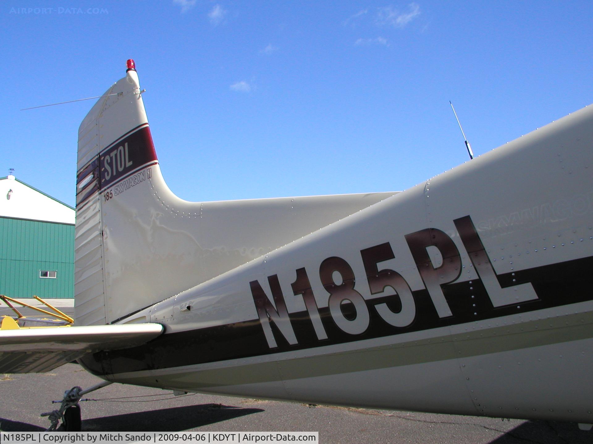 N185PL, Cessna A185F Skywagon 185 C/N 18503593, Parked on the ramp at Sky Harbor.