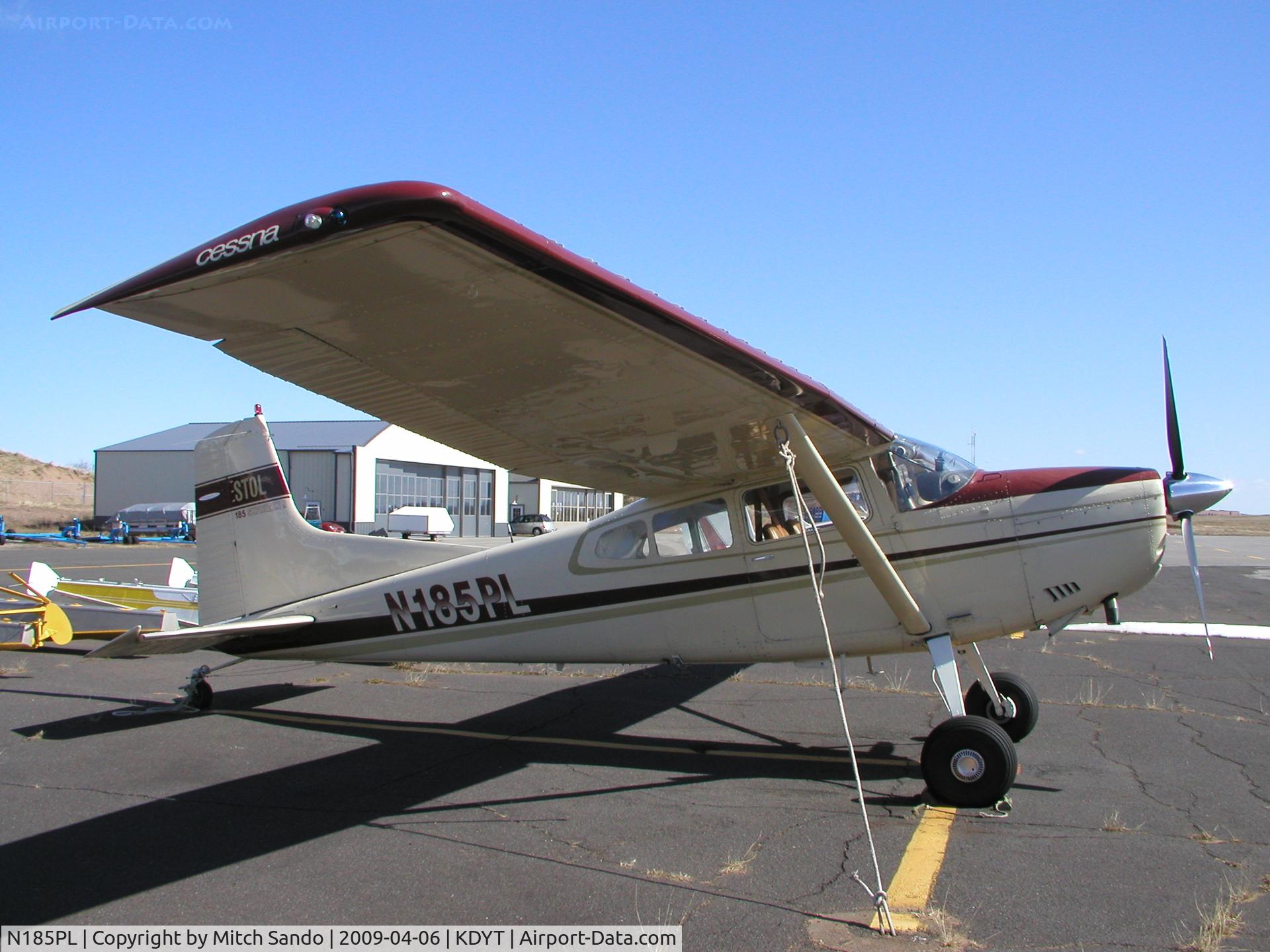 N185PL, Cessna A185F Skywagon 185 C/N 18503593, Parked on the ramp at Sky Harbor.