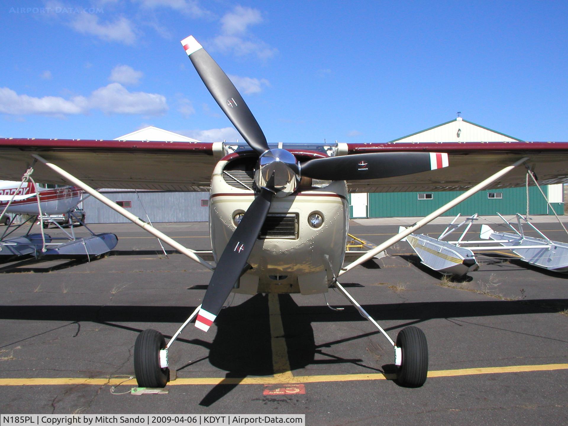 N185PL, Cessna A185F Skywagon 185 C/N 18503593, Parked on the ramp at Sky Harbor.