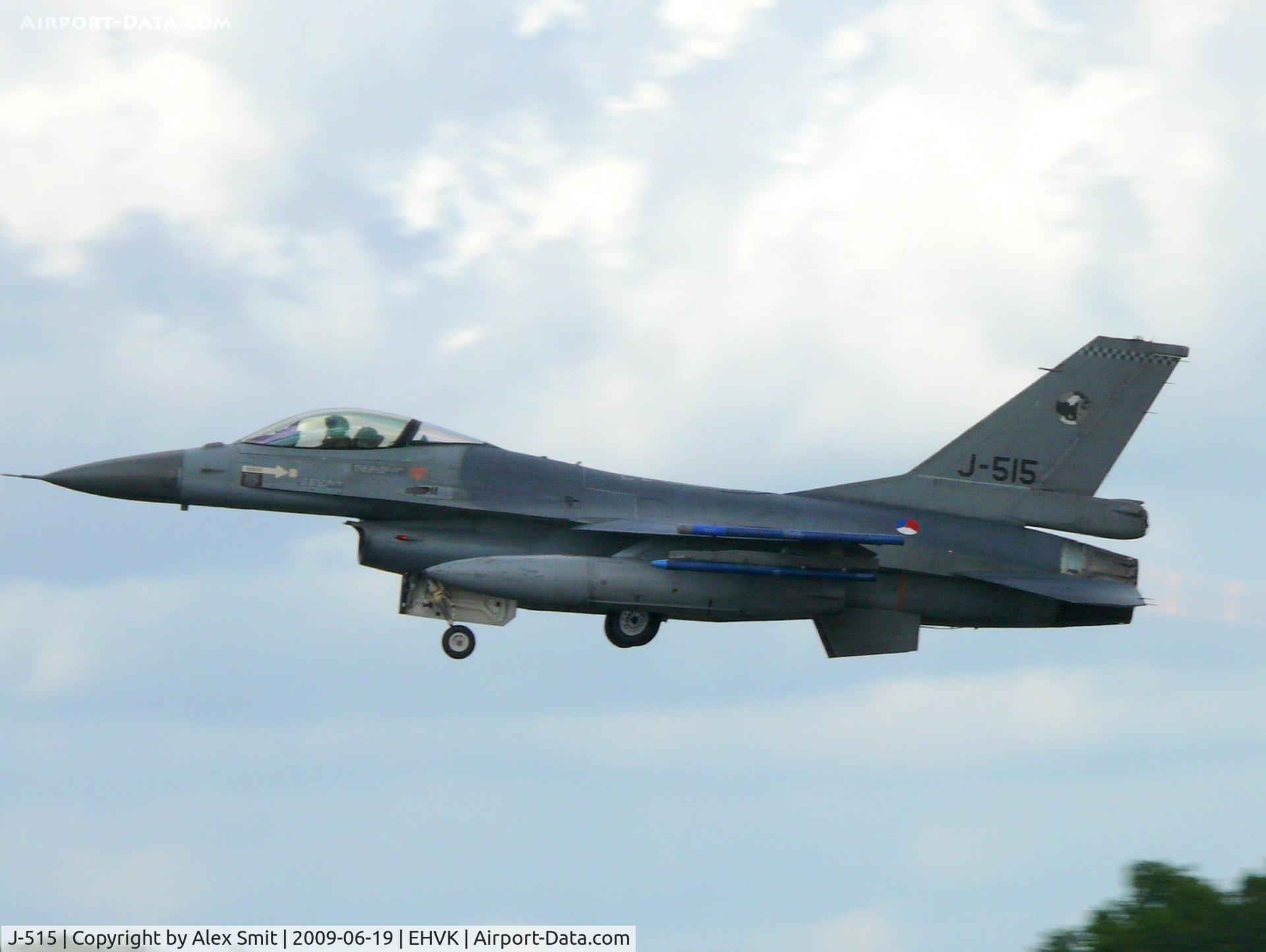 J-515, Fokker F-16AM Fighting Falcon C/N 6D-154, General Dynamics F-16AM Fighting Falcon J-515 Royal Netherlands Air Force