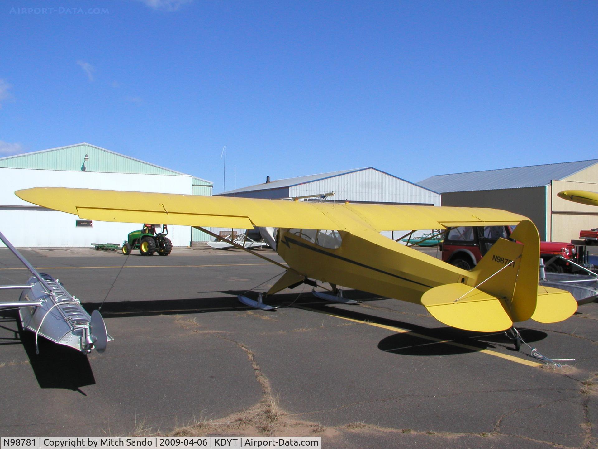N98781, 1946 Piper J3C-65 Cub Cub C/N 19018, Parked on the ramp at Sky Harbor.