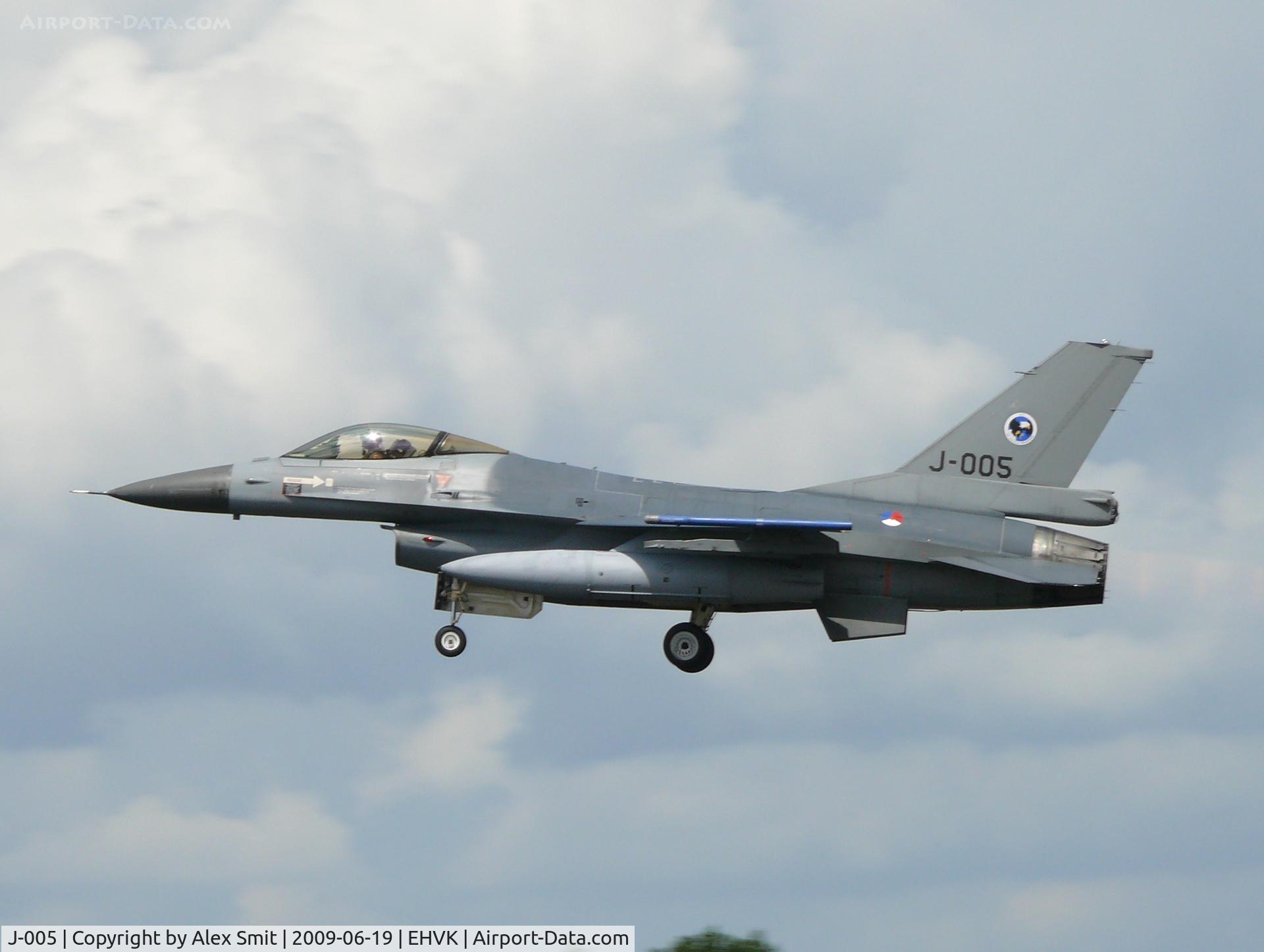 J-005, Fokker F-16AM Fighting Falcon C/N 6D-161, General Dynamics F-16AM Fighting Falcon J-005 Royal Netherlands Air Force
