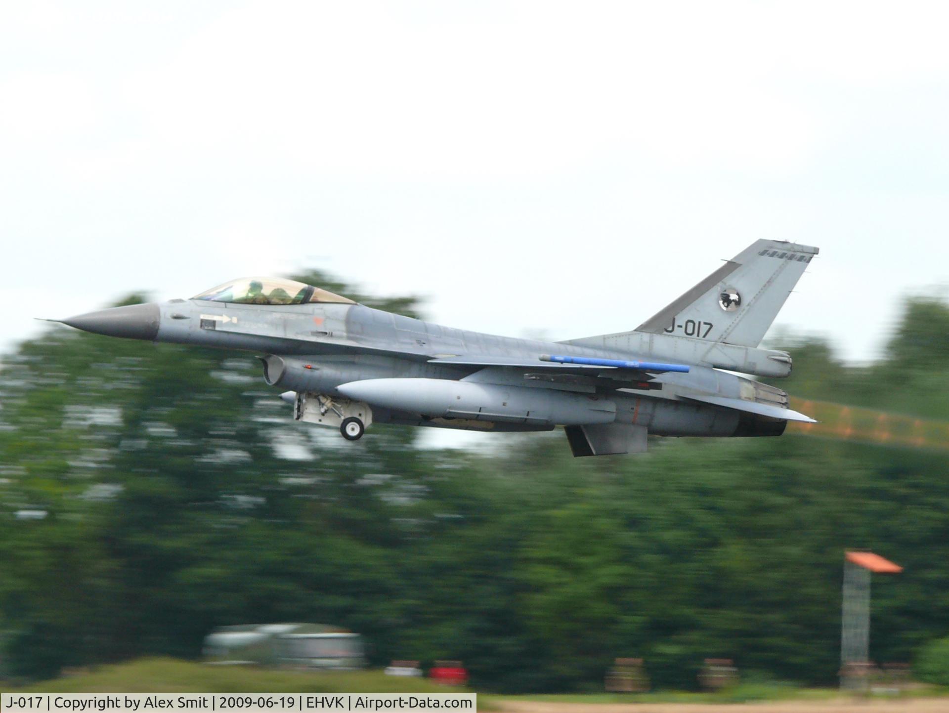 J-017, Fokker F-16AM Fighting Falcon C/N 6D-173, General Dynamics F-16AM Fighting Falcon J-017 Royal Netherlands Air Force
