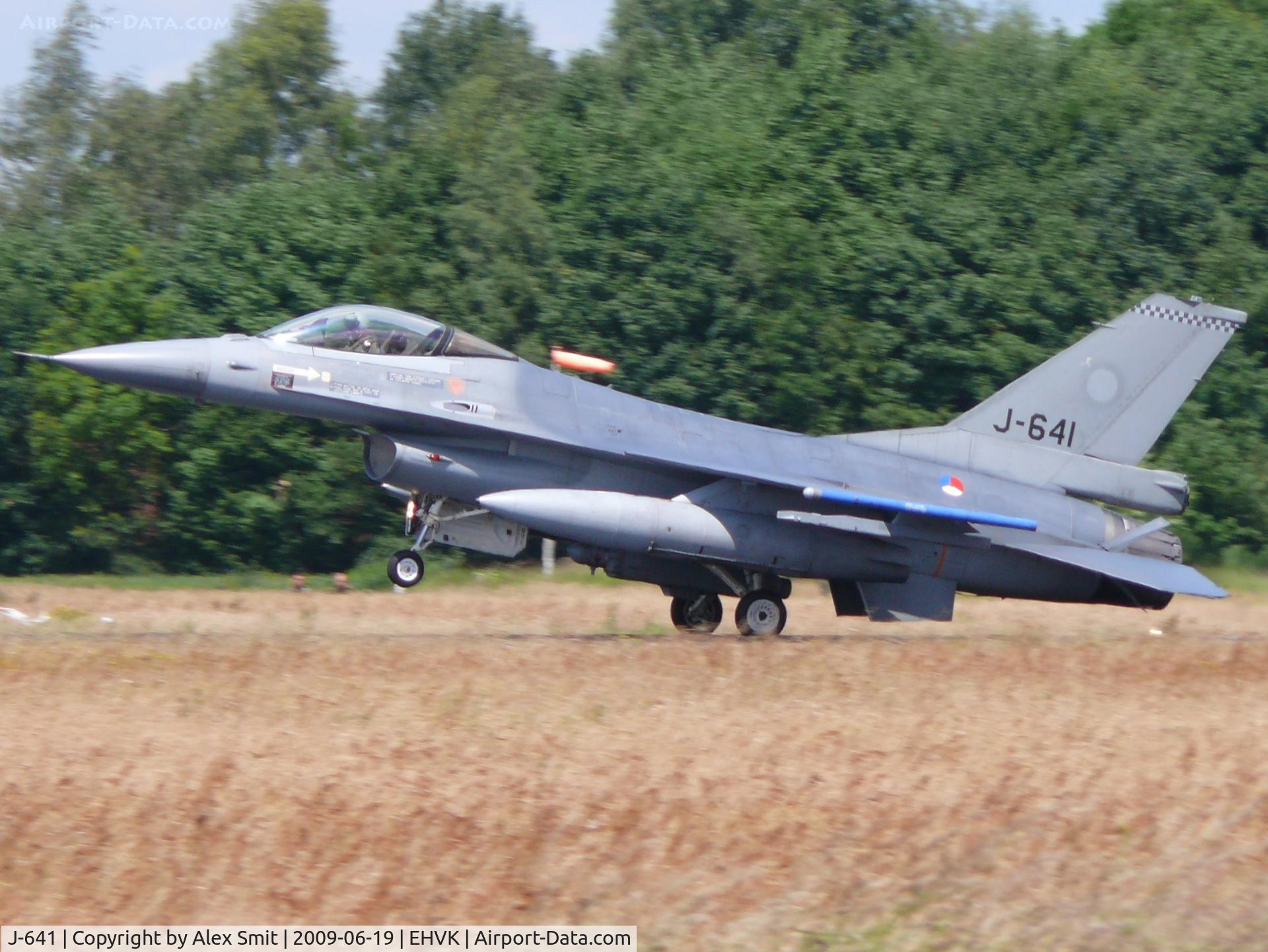 J-641, Fokker F-16AM Fighting Falcon C/N 6D-73, General Dynamics F-16AM Fighting Falcon J-641 Royal Netherlands Air Force
